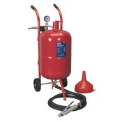 Sealey SB997 Shot Blaster with Water Trap &amp; Wheels 37L image