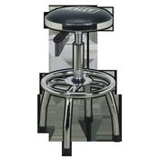 Sealey SCR17 Workshop Stool Heavy-Duty Pneumatic with Adjustable Height Swivel Seat image