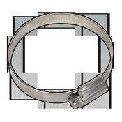Sealey SHCSS3 Hose Clip Stainless Steel Ã˜64-76mm Pack of 10 image