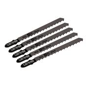 Sealey SJBT101BR Jigsaw Blade Hard Wood Downward Cut 100mm 10tpi - Pack of 5 image