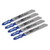 Sealey SJBT118A Jigsaw Blade Metal 92mm 17-24tpi - Pack of 5 image