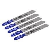 Sealey SJBT118G Jigsaw Blade Metal 75mm 32tpi - Pack of 5 image