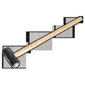 Sealey SLH07 Sledge Hammer 7lb Hickory Shaft image