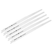 Sealey SRBR1211DF Reciprocating Saw Blade Wood &amp; Nail 300mm 6tpi - Pack of 5 image