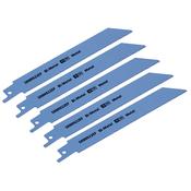 Sealey SRBR622EF Reciprocating Saw Blade Metal 150mm 18tpi - Pack of 5 image