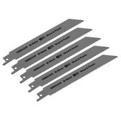 Sealey SRBR622HF Reciprocating Saw Blade Wood &amp; Plastics 150mm 10tpi - Pack of 5 image