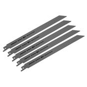Sealey SRBR922HF Reciprocating Saw Blade Wood &amp; Plastics 230mm 10tpi - Pack of 5 image