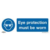 Sealey SS11P1 Mandatory Safety Sign - Eye Protection Must Be Worn - Rigid Plastic image