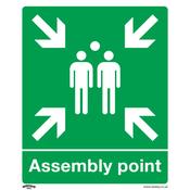 Sealey SS37P1 Safe Conditions Safety Sign - Assembly Point - Rigid Plastic image