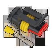 Sealey SSC2F Superseal Female Connector 2-Way Pack of 5 image
