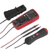 Sealey TA304 Digital Automotive Analyser 15-Function with Inductive Coupler/Infrared Temperature Probe image