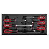 Sealey TBT29 Tool Tray with Hammer-Thru Screwdriver Set 6pc image