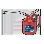 Sealey TP05 Metal Oil Can Flexible Spout 500ml