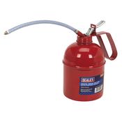 Sealey TP1000 Metal Oil Can Flexible Spout 1000ml image