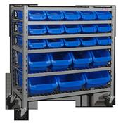 Sealey TPS22 Mobile Bin Storage System 22 Bins image
