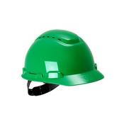 3M PELTOR H700 Series Safety Helmet, Pinlock, Ventilated, Green, H-700C-GP image