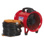 Sealey VEN200 Portable Ventilator Ø200mm with 5m Ducting image