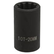 Sealey VS0984 Brake Caliper Socket 1/2"Sq Drive 20mm 10-Point image