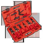 Sealey VS1662 Hose Clip Removal Tool Set 9pc image