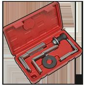 Sealey VS6421 Fuel Tank Sender Spanner Set 9pc 24mm Hex Drive image
