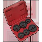 Sealey VS7103 Oil Filter Cap Wrench Set 6pc image