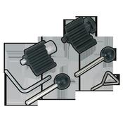 Sealey VSE2358 Diesel Engine Timing Tool Kit - VAG, Ford, Dodge, Mitsubishi 1.2D, 1.6D, 1.9D, 2.0D TDi Common Rail - Belt Drive image