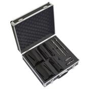 Sealey WDCKIT5 Diamond 5 Core Kit (Ø38, 52 ,65, 117, 127mm Cores with Adaptors) image