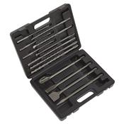 Sealey WDCS SDS Plus Drill Bit &amp; Chisel Set 13pc image
