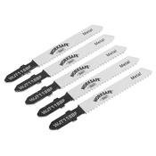 Sealey WJT118BF Jigsaw Blade Metal 55mm 12tpi - Pack of 5 image