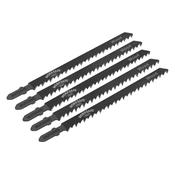 Sealey WJT344D Jigsaw Blade Wood 105mm 6tpi - Pack of 5 image