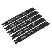 Sealey WPS1002 Pipe Saw Blade 200 x 25 x 1.7mm 8tpi - Pack of 5 image