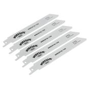 Sealey WRS3018/150 Reciprocating Saw Blade 150mm 10tpi - Pack of 5 image