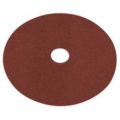 Sealey WSD4560 Fibre Backed Disc Ø115mm - 60Grit Pack of 25 image
