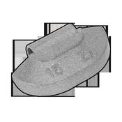 Sealey WWSH15 Wheel Weight 15g Hammer-On Zinc for Steel Wheels Pack of 100