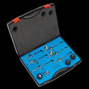 Sealey AB936 Mini Air Brush Kit 10pc Gravity/Suction Feed image