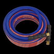 Sealey AH10R Extra-Heavy-Duty Air Hose with 1/4"BSP Unions 10m x 8mm image
