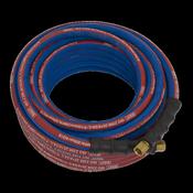 Sealey AH15R/38 Extra-Heavy-Duty Air Hose with 1/4"BSP Unions 15m x 10mm image