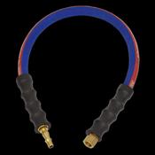 Sealey AH2R Air Leader Hose 600mm x Ø8mm with Tailpiece &amp; 1/4"BSP Union image