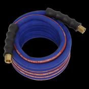 Sealey AH5R Extra-Heavy-Duty Air Hose with 1/4"BSP Unions 5m x 8mm image