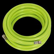 Sealey AHFC10 High-Visibility Air Hose with 1/4"BSP Unions 10m x 8mm image