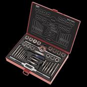Sealey AK3033 Tap &amp; Die Set 33pc Split Dies Metric/UNF/BSP image