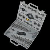 Sealey AK303 Tap &amp; Die Set 45pc Split Dies Metric image