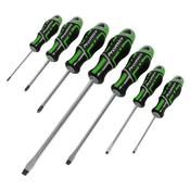 Sealey AK4321HV Screwdriver Set 7pc GripMAX® - Hi-Vis Green image