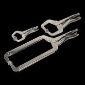 Sealey AK66 Locking 'C' Clamp Set 3pc image