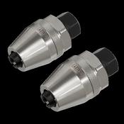 Sealey AK7182 Impact Stud Extractor 6-12mm 2pc Set image