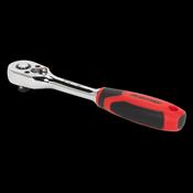 Sealey AK8946 Ratchet Wrench 1/4"Sq Drive Pear-Head Flip Reverse image