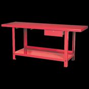 Sealey AP3020 Workbench Steel 2m with 1 Drawer image