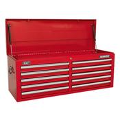 Sealey AP5210T Topchest 10 Drawer with Ball Bearing Slides - Red image