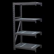 Sealey AP6372E Heavy-Duty Racking Extension Pack with 4 Mesh Shelves 640kg Capacity Per Level image