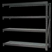 Sealey AP6572E Heavy-Duty Racking Extension Pack with 4 Mesh Shelves 640kg Capacity Per Level image